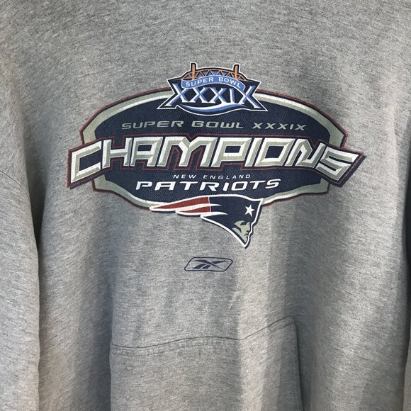 Vintage Heavyweight Patriots Sweatshirt Hoodie XL - Picture 2 of 8